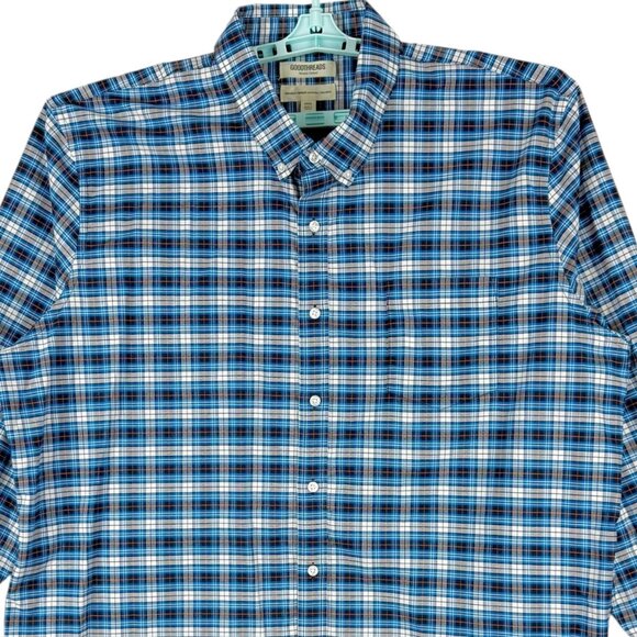 Goodthreads Men's Stretch Standard Fit Long Sleeve Oxford Shirt Size XXXL NWOT - Picture 3 of 10